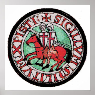 Poster Knights Templar Seal