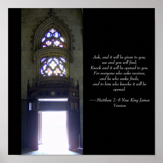 Póster Knock E Será Aberto A Você (Frente)