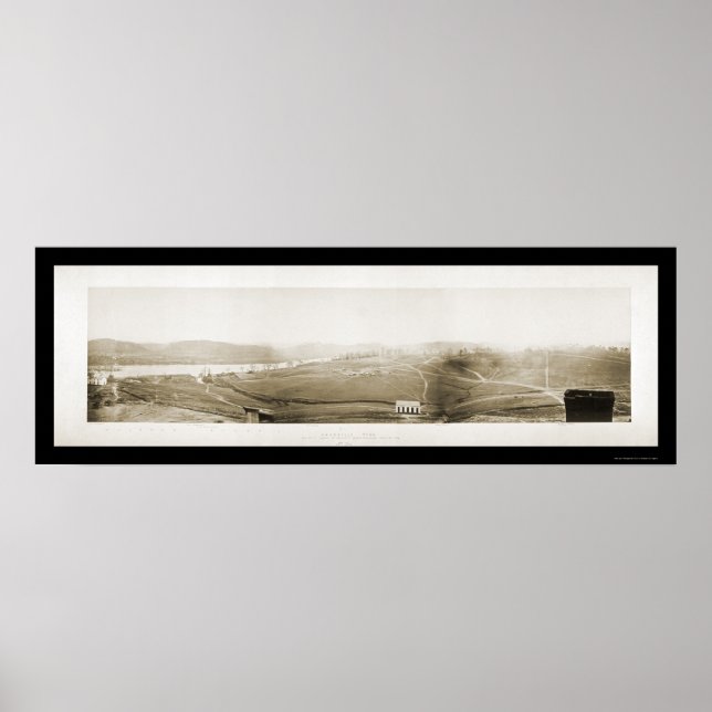 Poster Knoxville, Foto 1864 da TN (Frente)