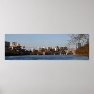 Póster Knoxville River Panorâmica