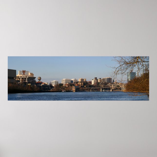 Póster Knoxville River Panorâmica (Frente)