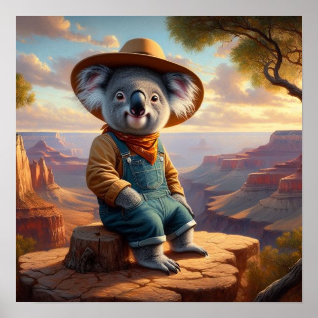 Poster Koala Grand Canyon (Frente)