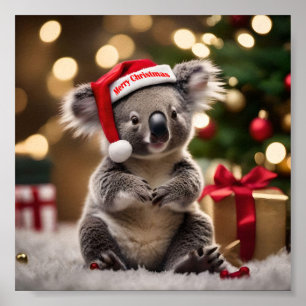 Poster "Koala Kris Kringle: Natal Abaixo"