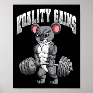 Poster Koality ganha Malhação Gym Koala Bodybuilding