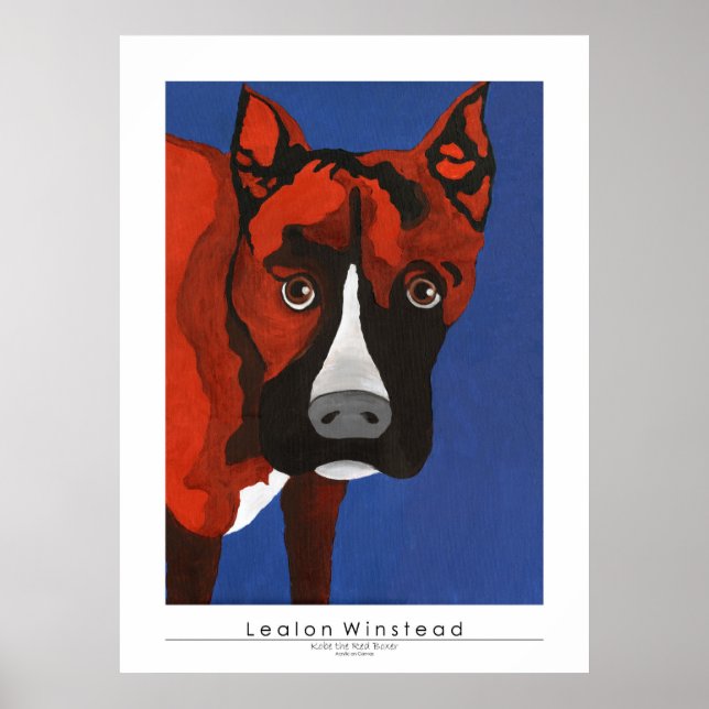 Poster Kobe o Red Boxer (Frente)