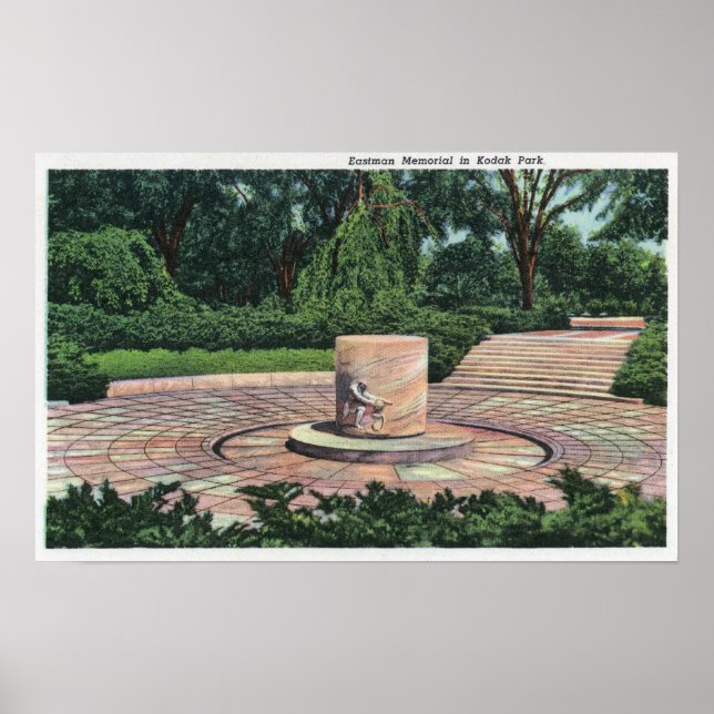 Poster Kodak Park View do Memorial Eastman (Frente)