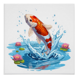 PÓSTER KOI FISCH