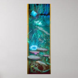 Poster Koi Fish "NASCER DE DRAGONFLY"