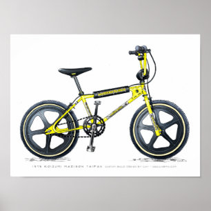 Póster Koizumi Madison Taipan LixBMX Vintage BMX Sketch