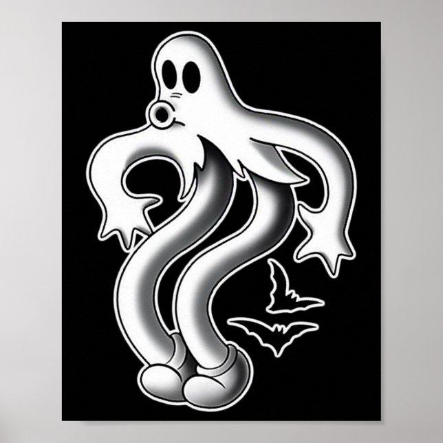 Poster Koko O Fantasma Palhaço Spooky Ts (Frente)