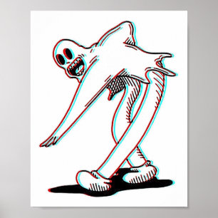 Poster Koko O Palhaço Ghost Glitch Dança