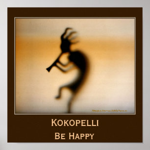 Poster Kokopelli seja um bom inspirador
