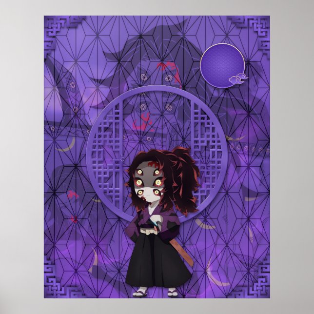 Poster Kokushibo Upper Moon 1 Chibi (Frente)