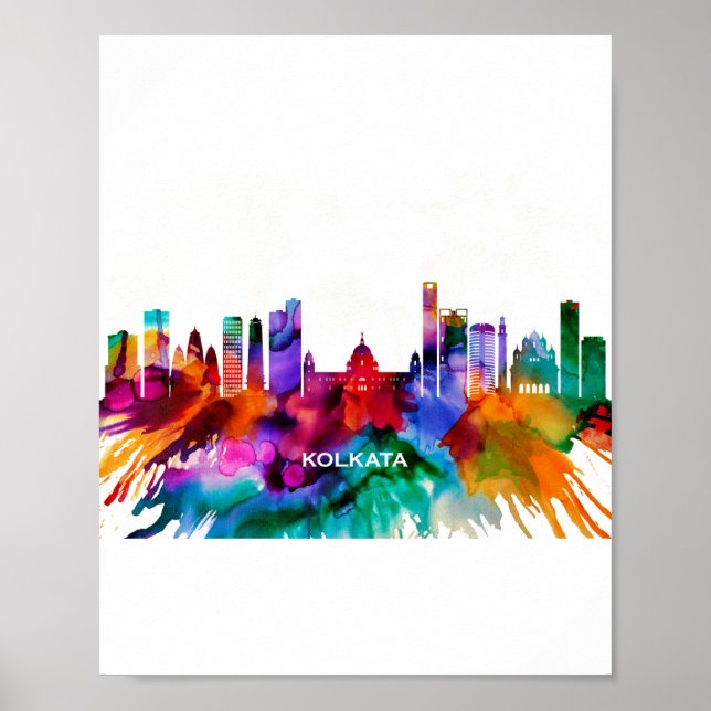 Poster Kolkata Skyline (Frente)