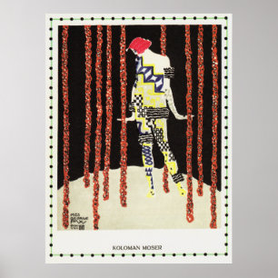 Póster Kolo Moser - senhorita Olga George do dançarino