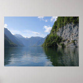 Poster Königssee Alpes da Baviera