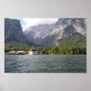 Poster Königssee Alpes da Baviera