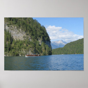 Poster Königssee Alpes da Baviera