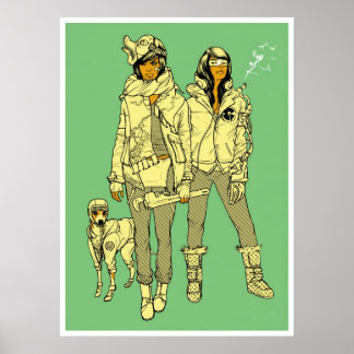 Poster Konni, Lace e Leroy Brown