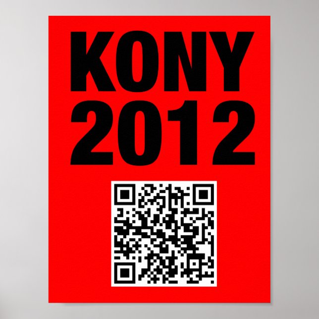 Poster Kony 2012 8x11 (Frente)