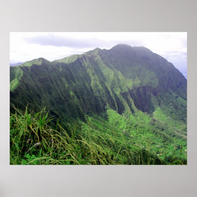 Poster Ko'olau Mountain Ridge (Frente)