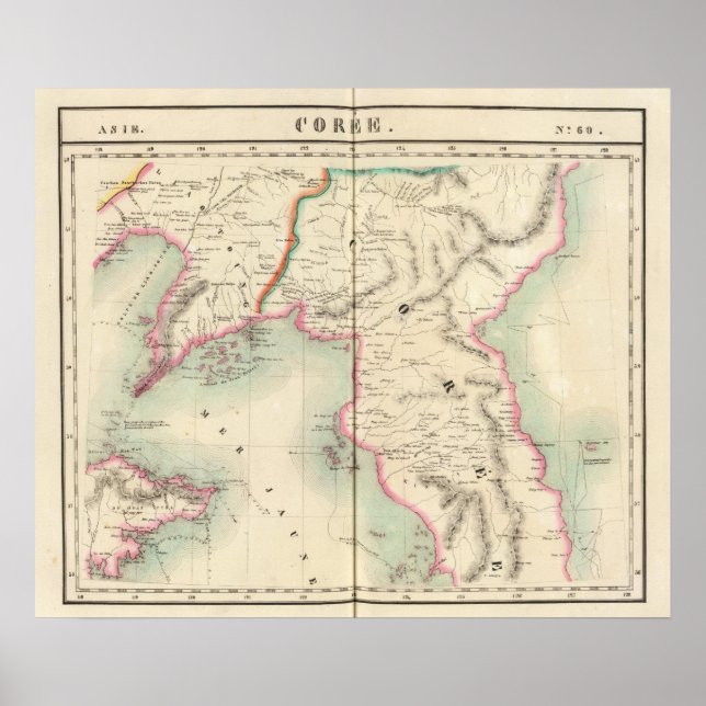 Poster Kora, Ásia (Frente)