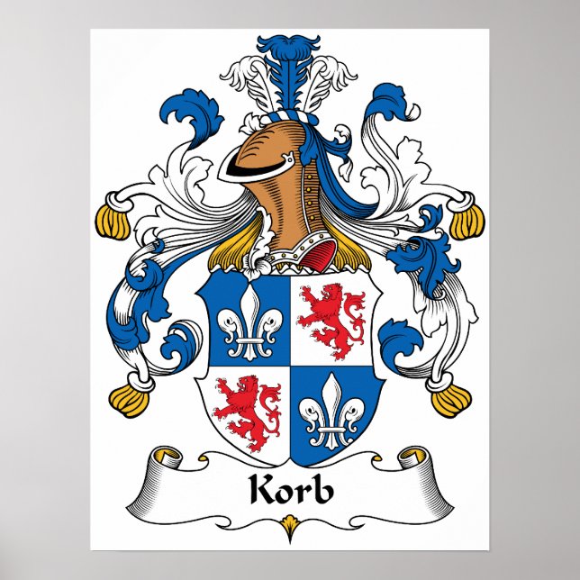Poster Korb Family Crest (Frente)