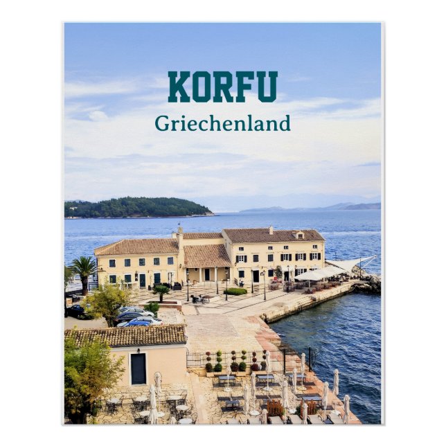 Póster Korfu Griechenland (Frente)