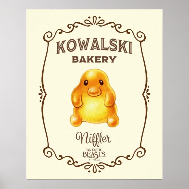 Poster Kowalski Bakery - Niffler (Frente)