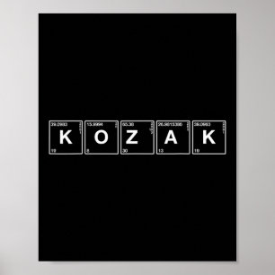 Poster Kozak - Camisa Patriota Ucraniana Divertida Retro 