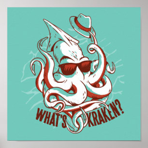 Poster Kraken Monster Funny