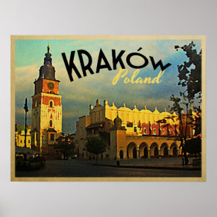 Poster Krakow Polônia