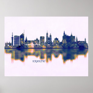 Poster Krakow Skyline