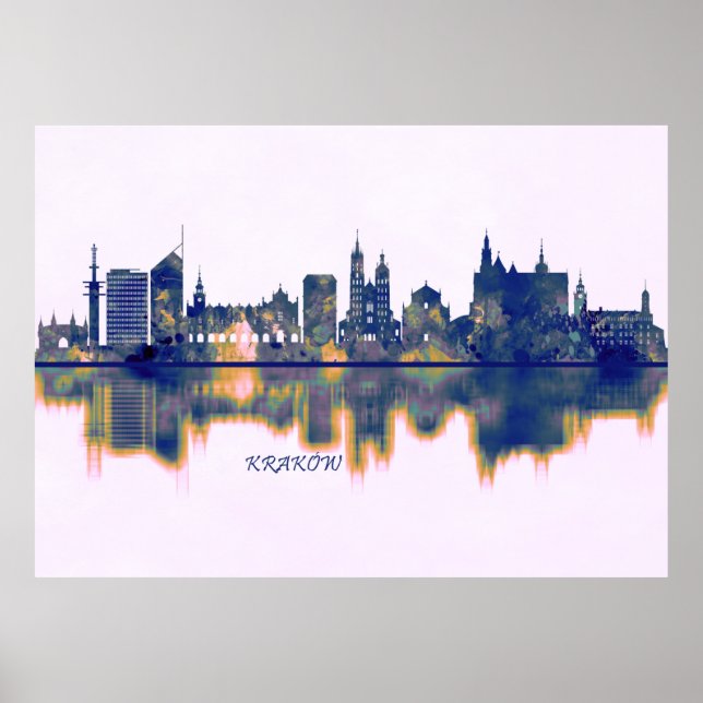 Poster Krakow Skyline (Frente)