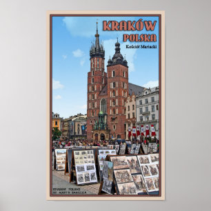 Póster Krakow - St Marys Basilica