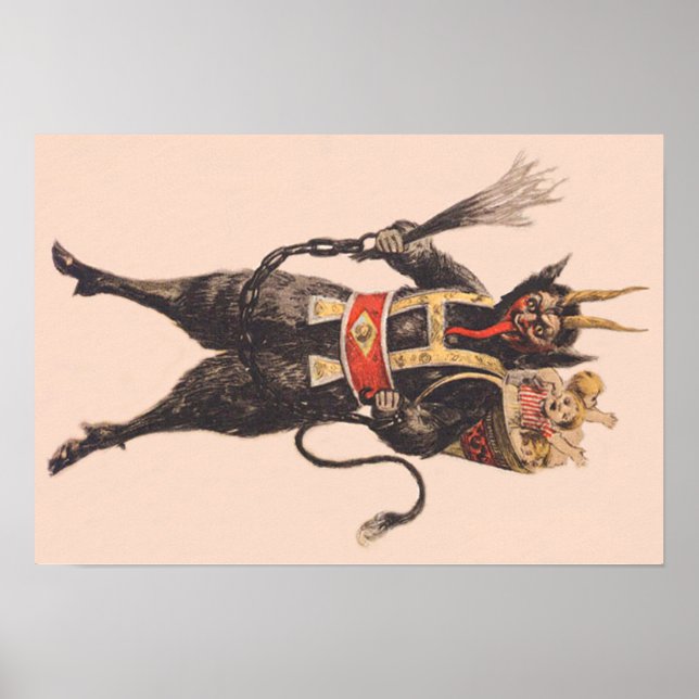 Póster Krampus Kidnapping Crianças Switch (Frente)