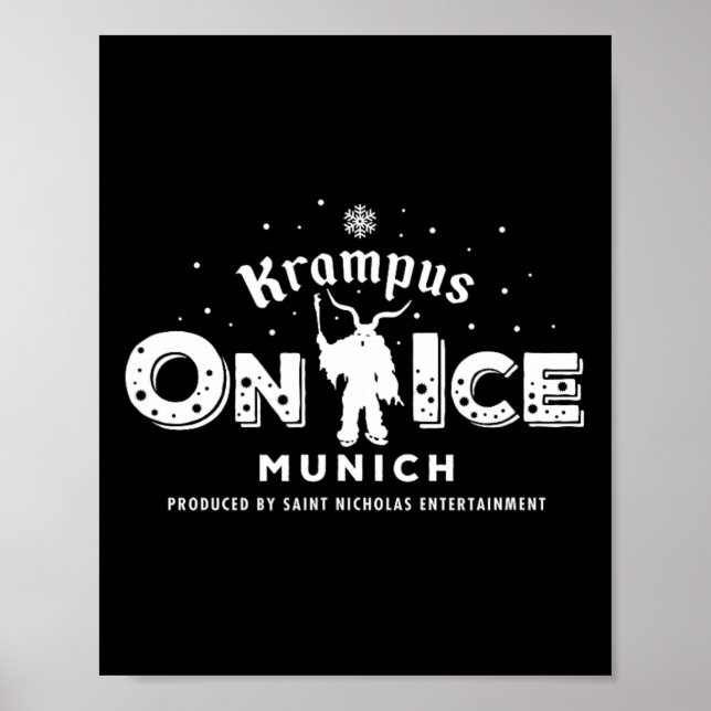 Poster Krampus Run Munich Alemanha (Frente)