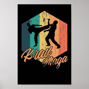 Poster Krav Maga Selbstverteidigung