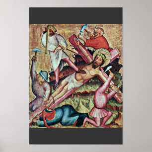 Poster Kreuzannagelung por Meister Bertram Von Minden