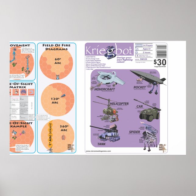 Poster Kriegbot Cobrir (Frente)