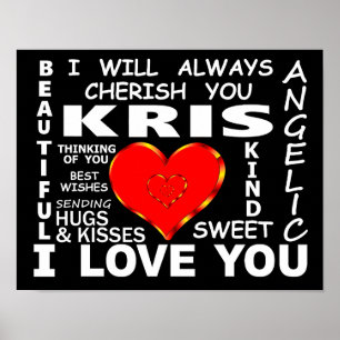 Poster Kris I Te Amo