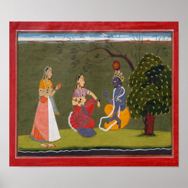 Póster Krishna Radha (Frente)