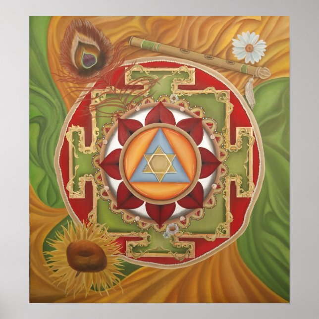 Poster Krishna Yantra (Frente)