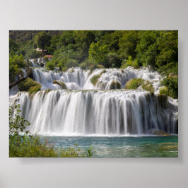 Poster Krka waterfall