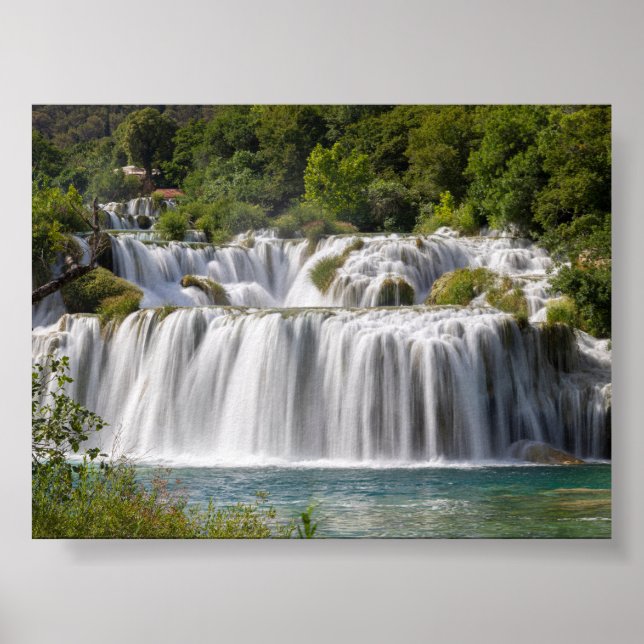 Poster Krka waterfall (Frente)