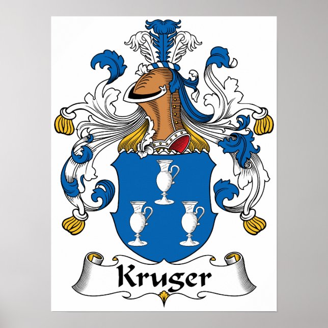 Poster Kruger Family Crest (Frente)