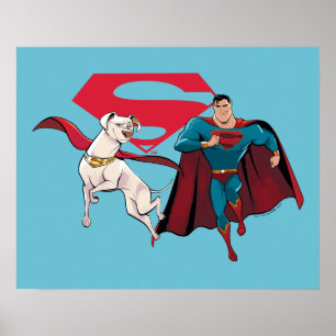 Poster Krypto e Superman