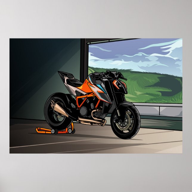 Poster KTM SuperDuke a besta (Frente)