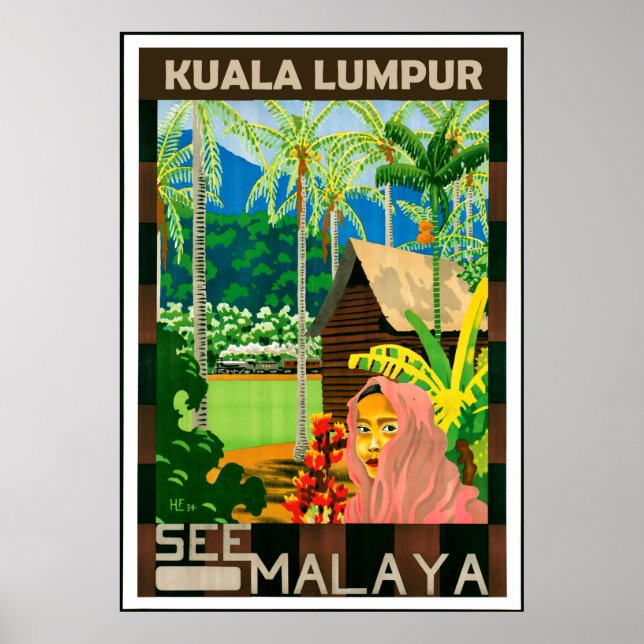 Poster Kuala Lumpur, Malásia (Frente)