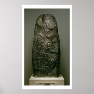 Poster Kudurru de Nazimaruttash, rei de Babylon, c.1328-